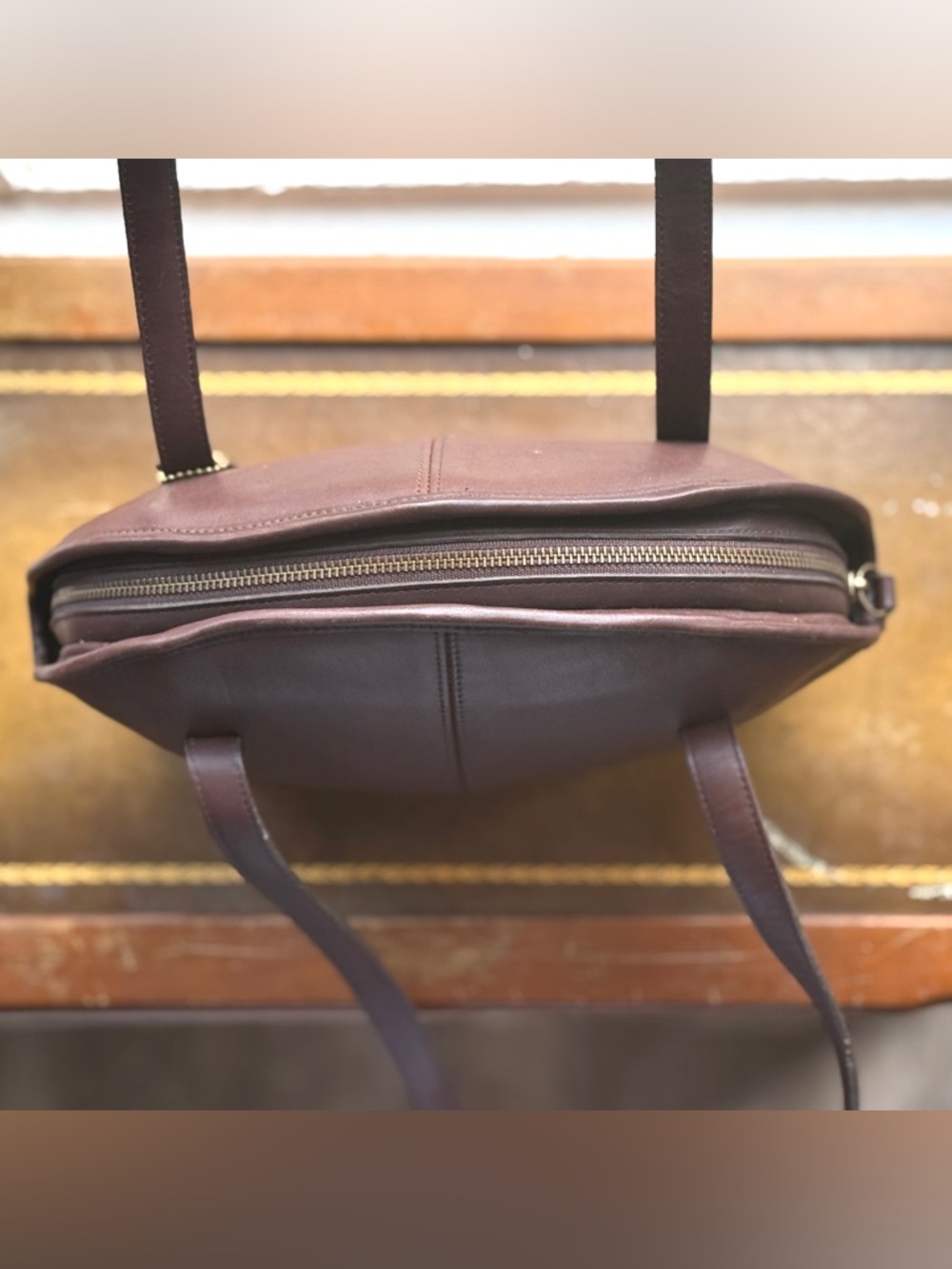 VTG Coach Asheville Zip | No. 9089 | Mahogany | Beautifully Aged - Picture 9 of 15